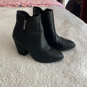 Cute heeled ankle booties